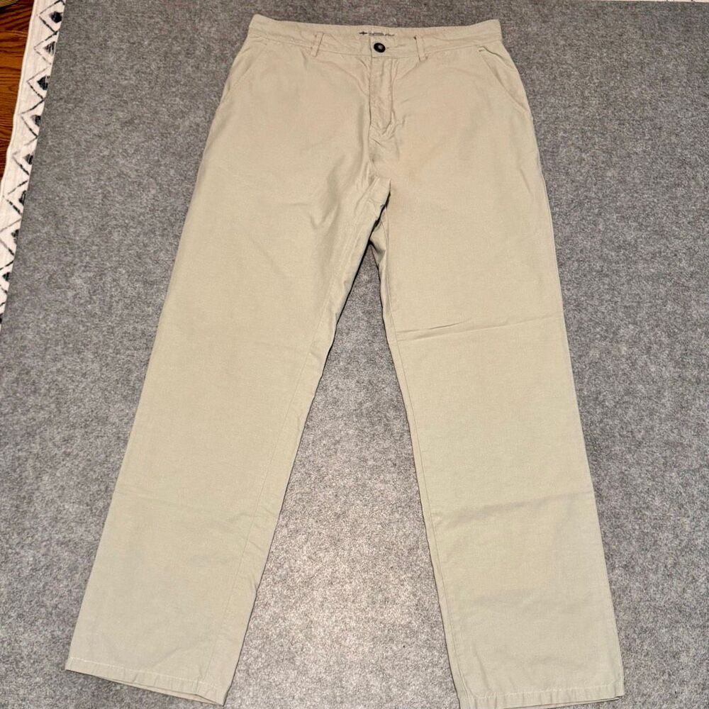 Untouched World Cotton Blend Beige Chinos. Size 34.